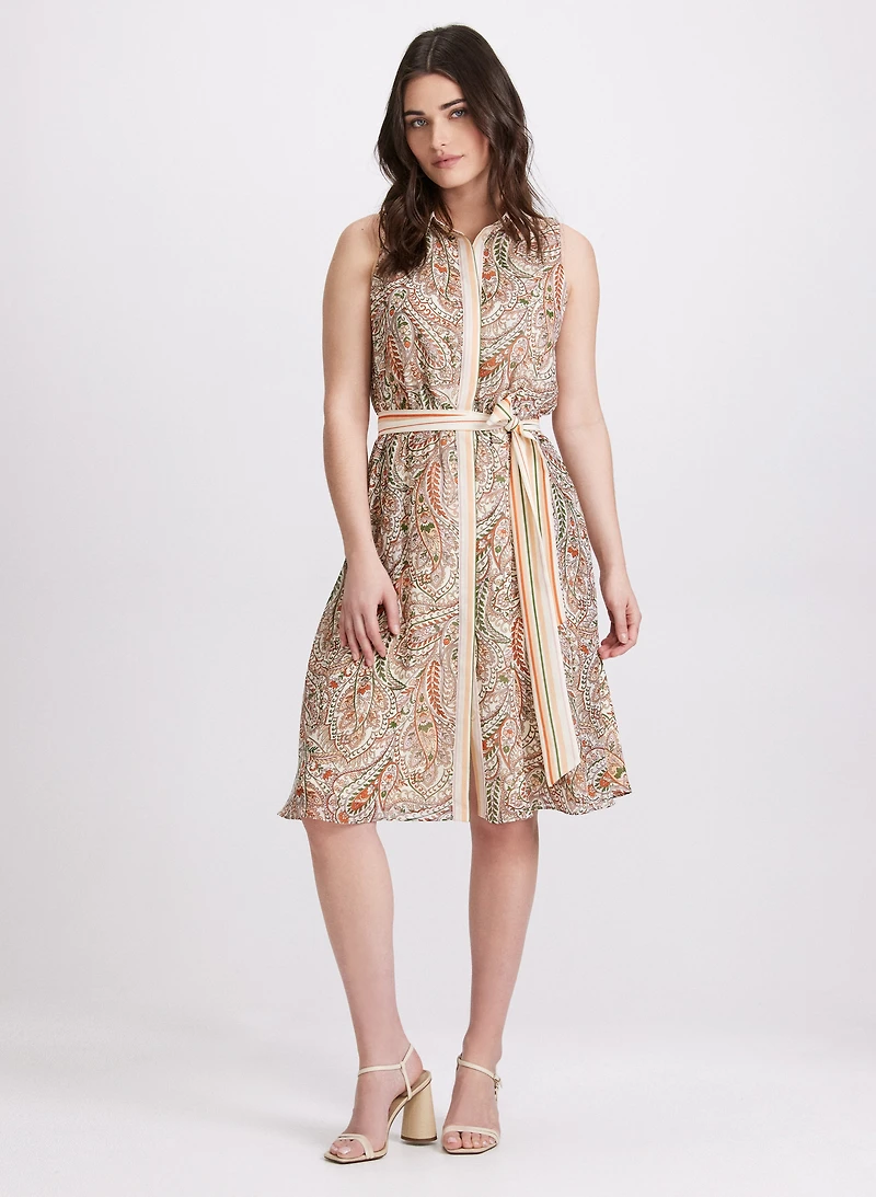 Paisley Shirt Dress
