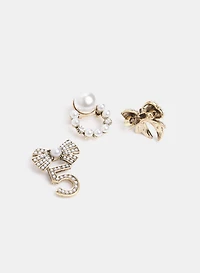 Pearl Brooch Set