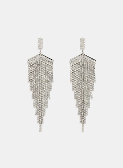Triangular Chandelier Earrings