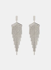 Triangular Chandelier Earrings
