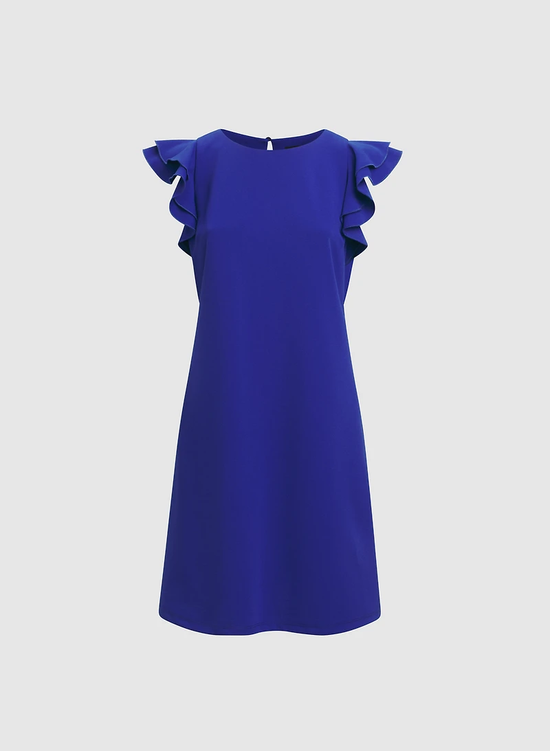 Robe à manches volantées