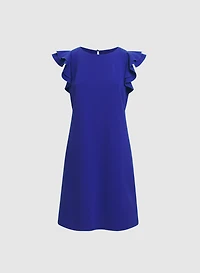 Robe à manches volantées