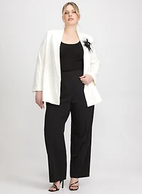 Blazer à col châle et pantalon Olivia