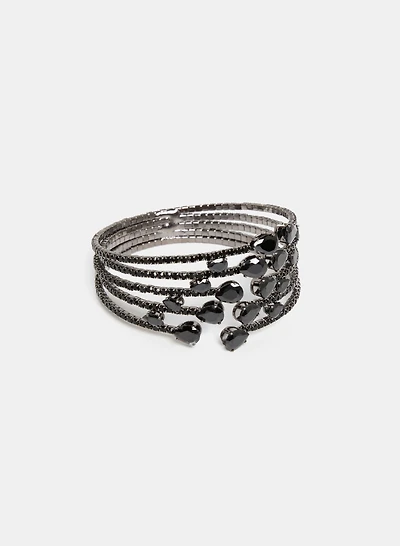 Cubic Zirconia Cuff Bracelet