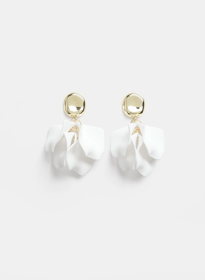 Rubber Petal Earrings