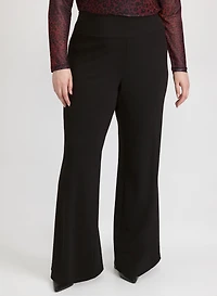 Pantalon à enfiler jambe large