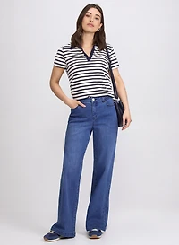 Stripe Polo T-Shirt