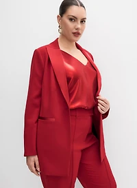 Melanie Lyne - Satin Lapel Blazer