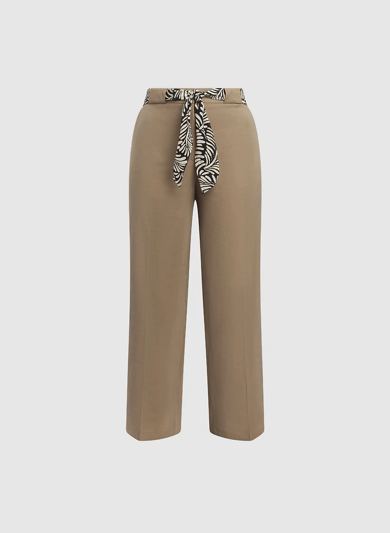 Olivia Scarf-Tie Pants