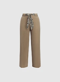 Olivia Scarf-Tie Pants