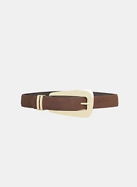 Faux-Suede Belt
