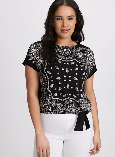 Paisley Print T-Shirt