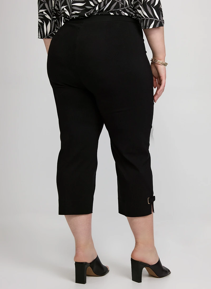 Slim-Leg Bengaline Capris