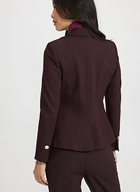 Blazer à détails de coutures