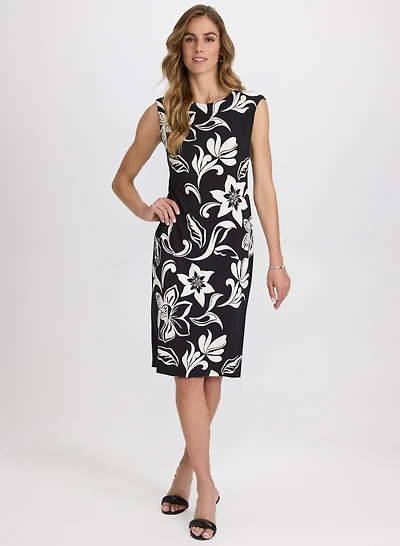Graphic Floral Dress