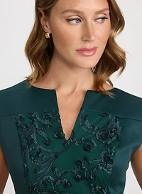 Embroidered Panel Dress