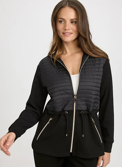 Quilted Detail Jacket