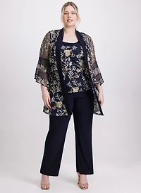 Ensemble à veste, débardeur et pantalon