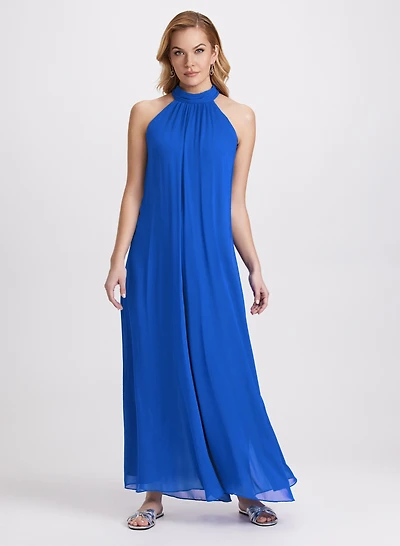 Sleeveless Chiffon Jumpsuit