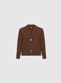 Cardigan boutonné en tricot