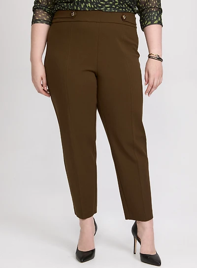 Pantalon Sofia à enfiler jambe étroite