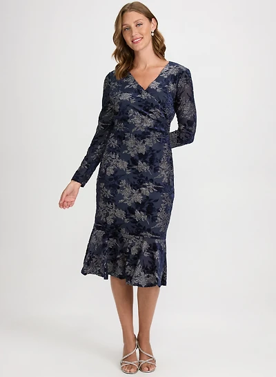 Floral Velvet Dress