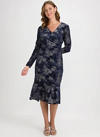 Floral Velvet Dress