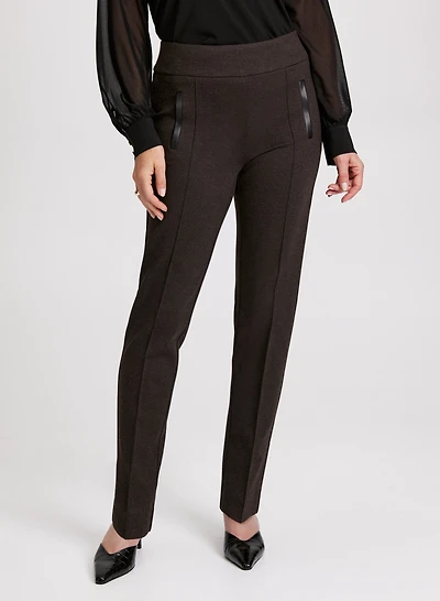 Pantalon Sofia à jambe étroite – long