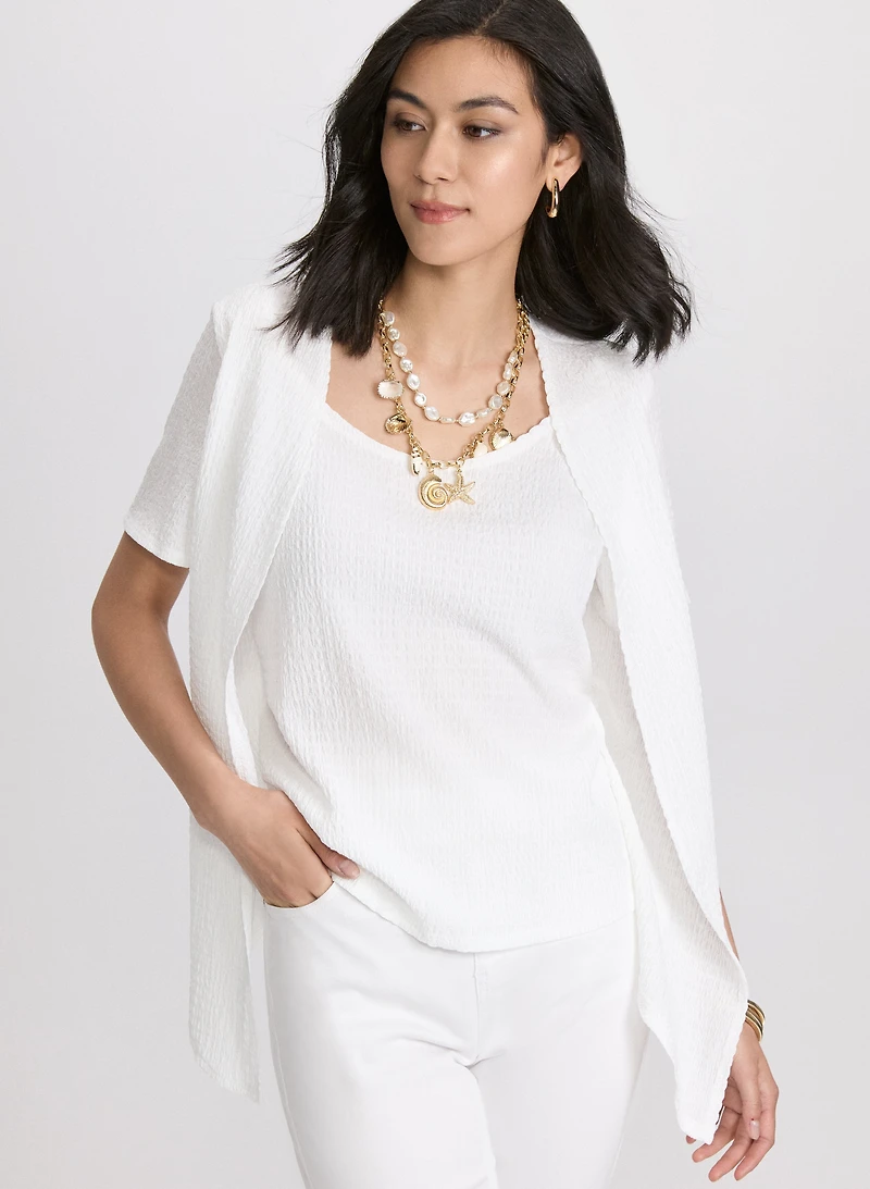 Layered Illusion Top