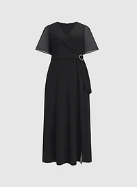 Jersey Slit Dress