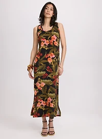 Robe maxi tropicale