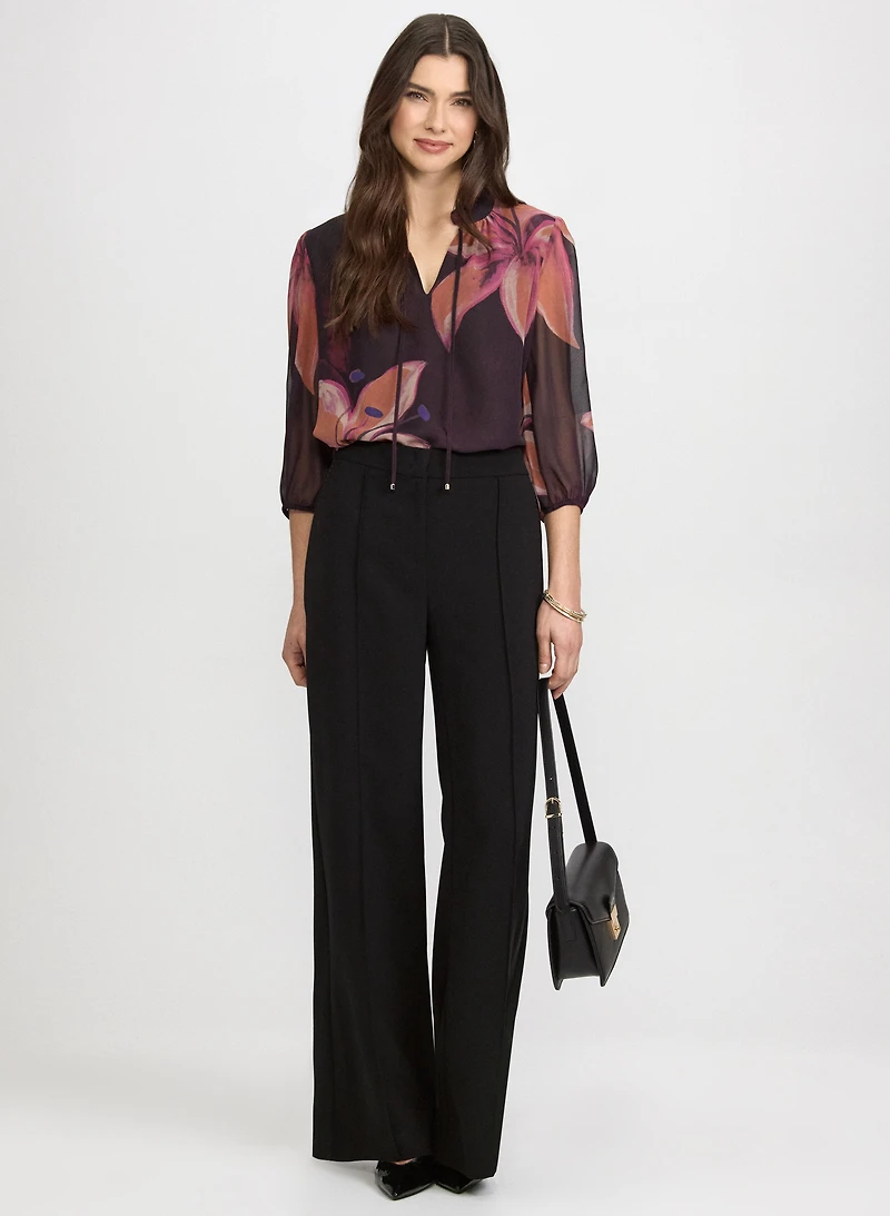 Floral Chiffon Blouse