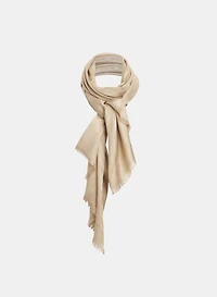 Houndstooth Print Scarf