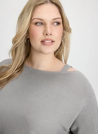 Pull en tricot lurex