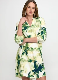 Tropical Shirt Dress