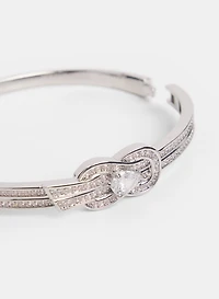 Bracelet jonc à cristaux