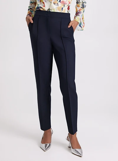 Emma Seamed Slim-Leg Pants