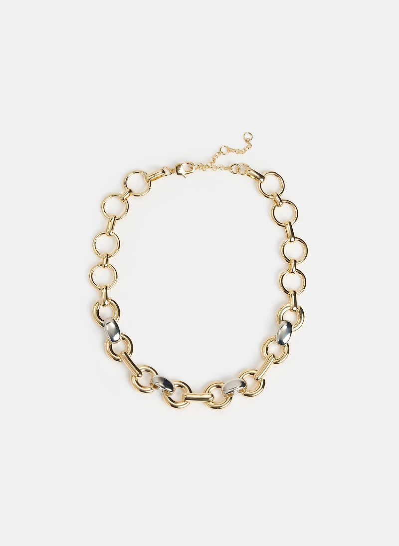 2-Tone O-Link Necklace