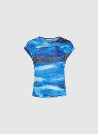 Embellished Abstract T-Shirt