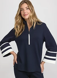 Half-Zip Scuba Top