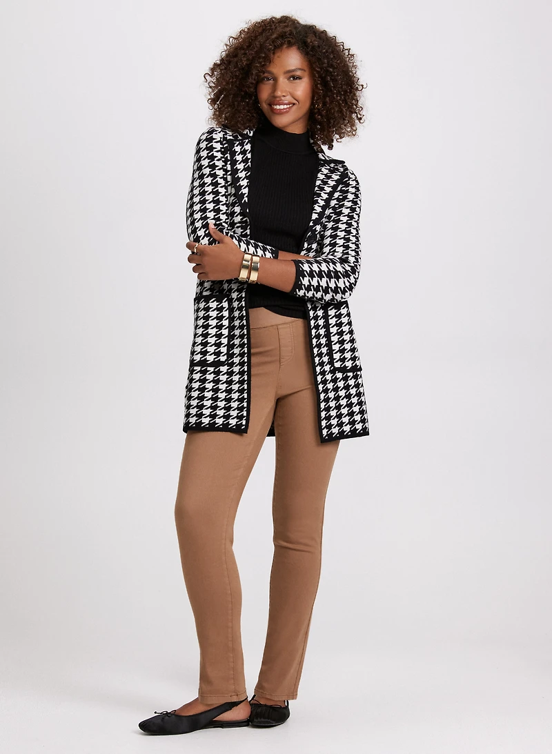 Veste-manteau et jean à enfiler
