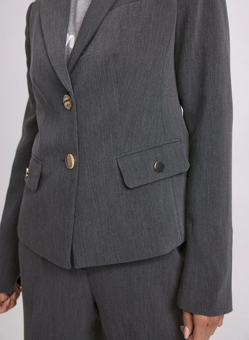 Peplum Back Blazer