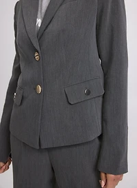 Peplum Back Blazer