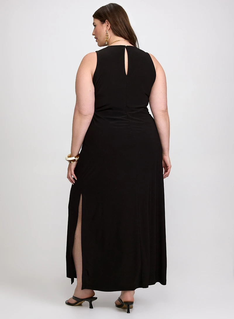 Sleeveless Jersey Maxi Dress
