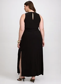 Sleeveless Jersey Maxi Dress