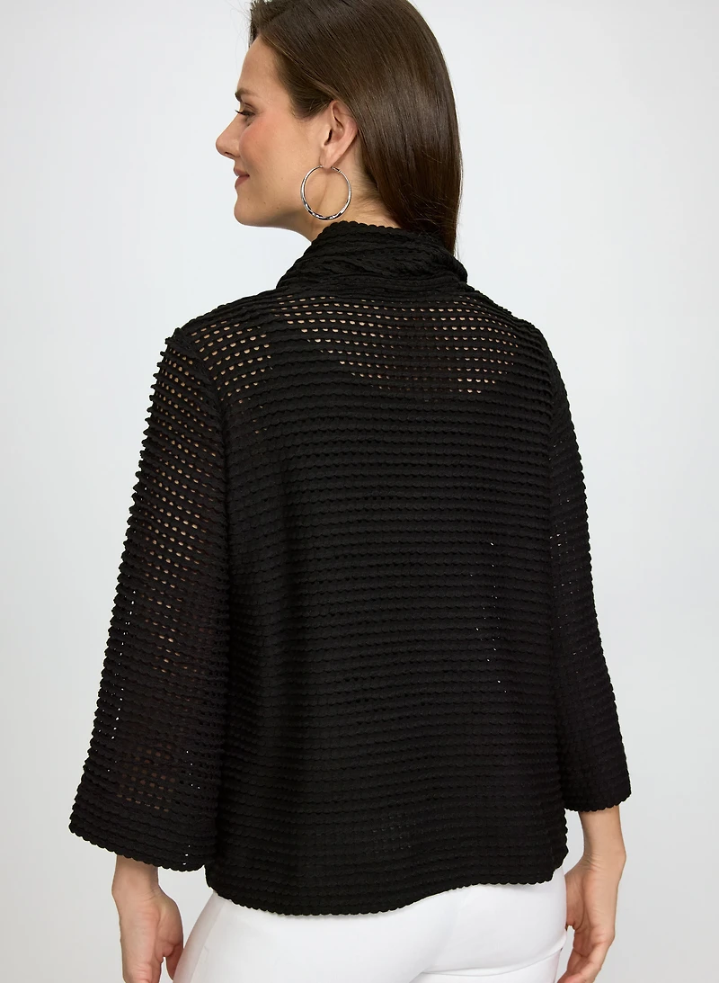 Buttoned Crochet Top