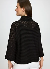 Buttoned Crochet Top