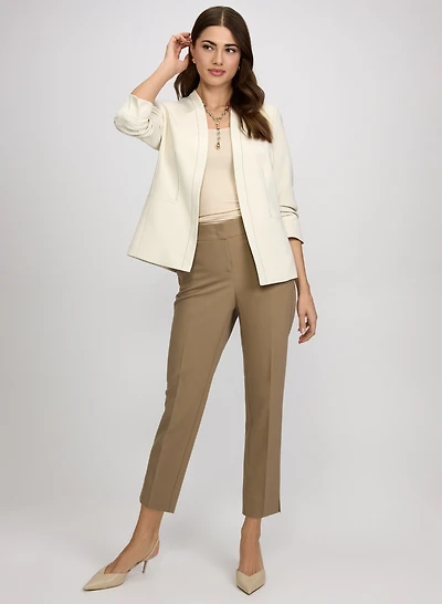 Open Front Jacket & Emma Slim-Leg Pants