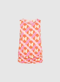 Geometric Print Tank Top
