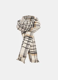 Plaid Print Scarf